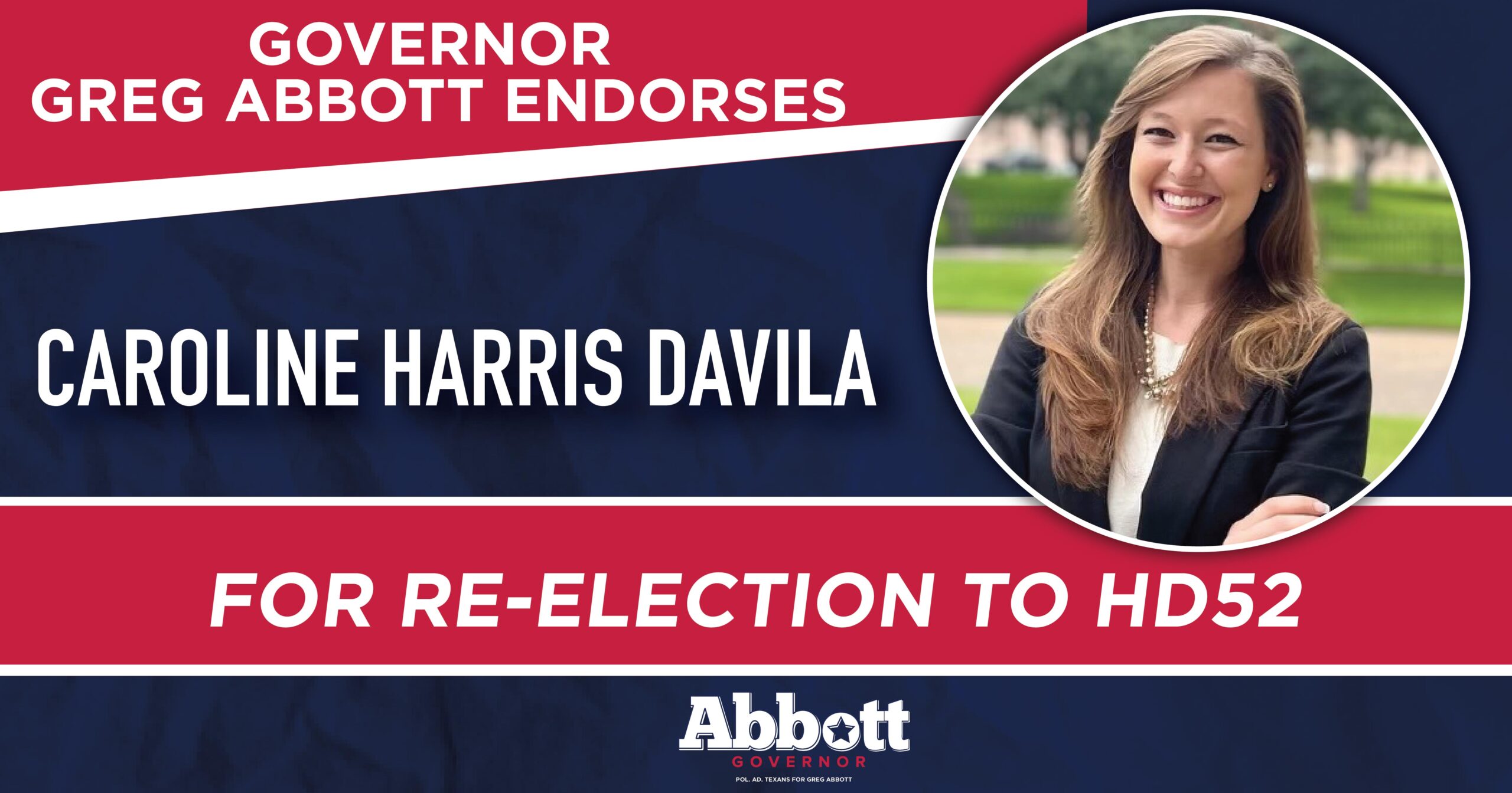 governor-abbott-endorses-representative-caroline-harris-davila-for-re