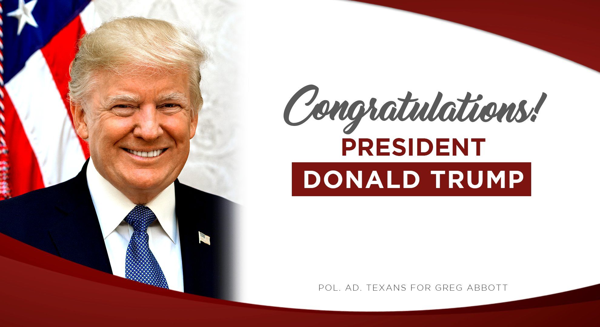 Governor Abbott Congratulates President Trump On Securing Primary Election  Victory In Texas - Greg Abbott